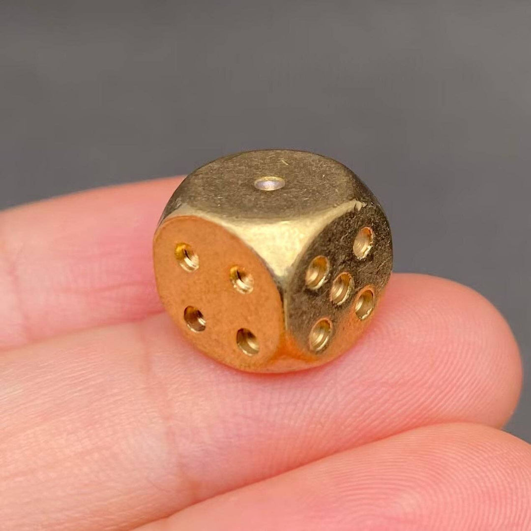 Brass Dice - Set of Two
