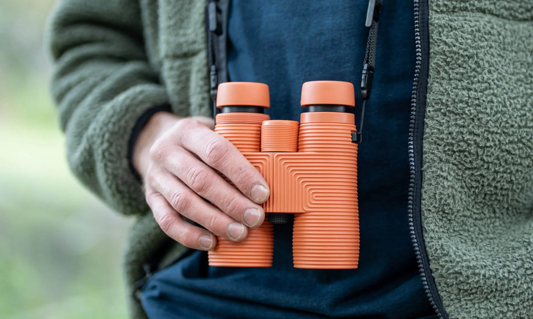 Pro Issue 10X42 Waterproof Binoculars - Carnelian Orange
