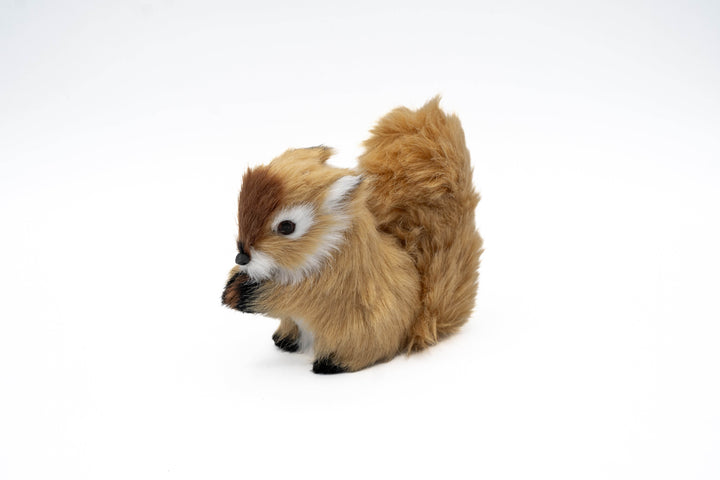 vintage faux fur squirrel figurine - BUNKHAUS