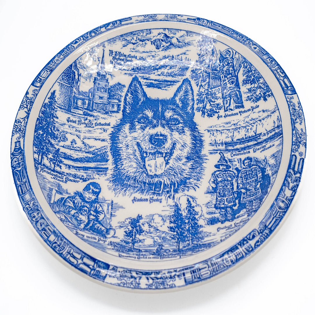 Vernon Kilns Vintage Plates - Husky - BUNKHAUS