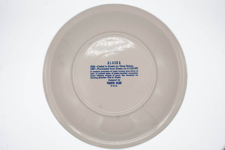 Vernon Kilns Vintage Plates - Husky - BUNKHAUS