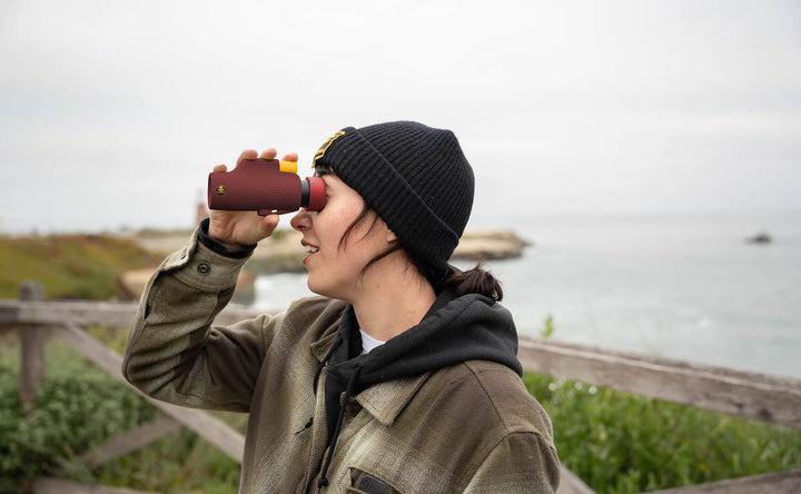 Zoom Tube 8X Monocular Telescope - Ember Red