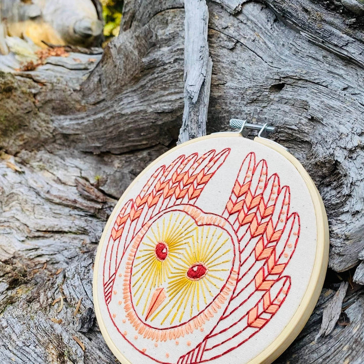 Embroidery Kit - Barn Owl - BUNKHAUS