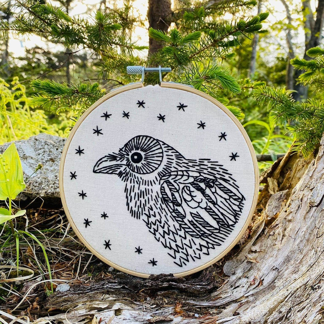 Embroidery Kit - Raven - BUNKHAUS