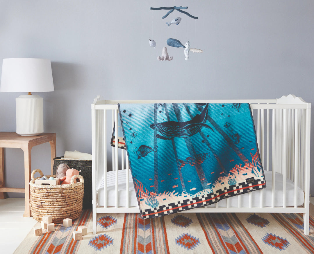Pendleton Tide School Crib Blanket