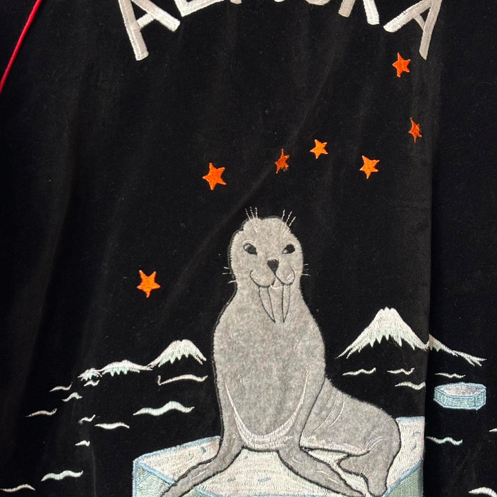 Vintage Kansai Yamamoto Reversible Alaska Souvenir Jacket