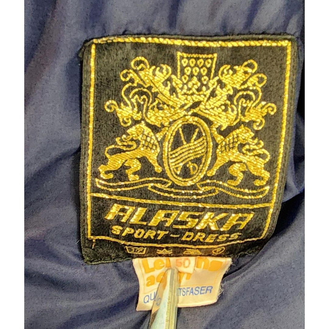 Vintage Alaska Sport Striped Puffer Jacket