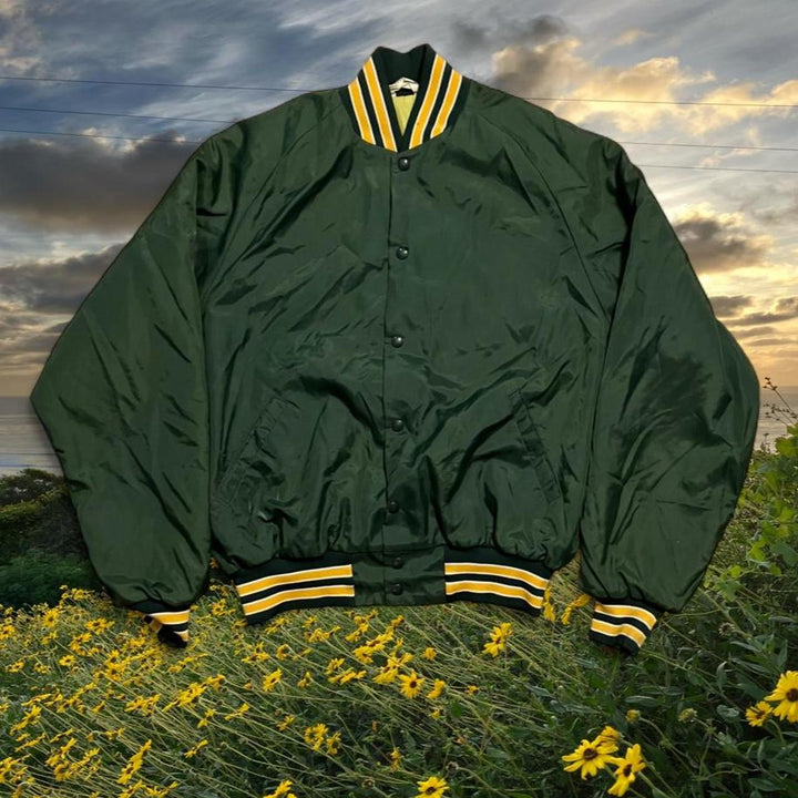 Vintage 80s Alaska Bomber Jacket - Glacier State Contractors
