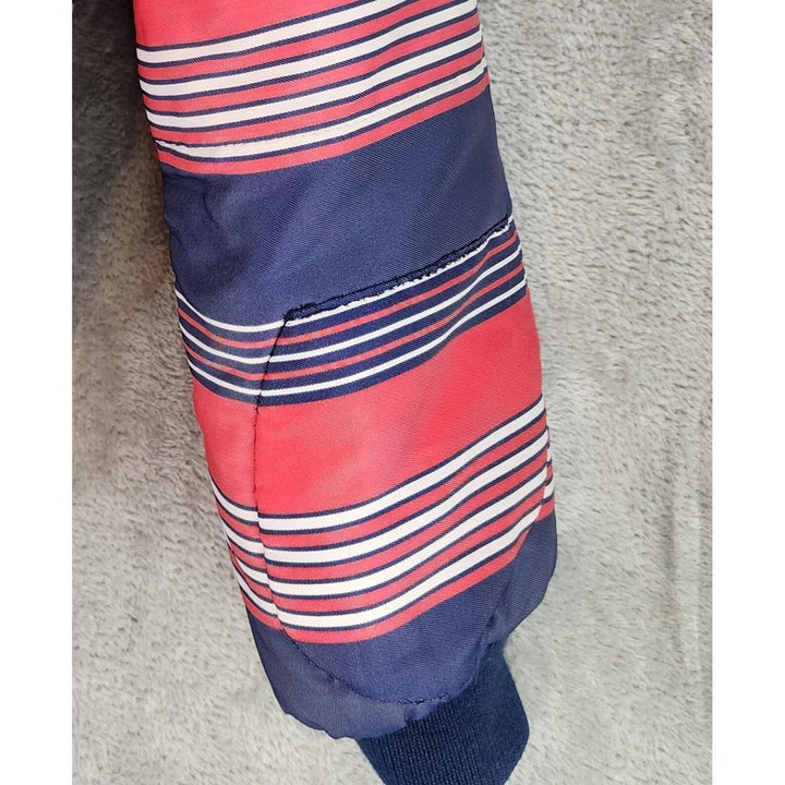 Vintage Alaska Sport Striped Puffer Jacket