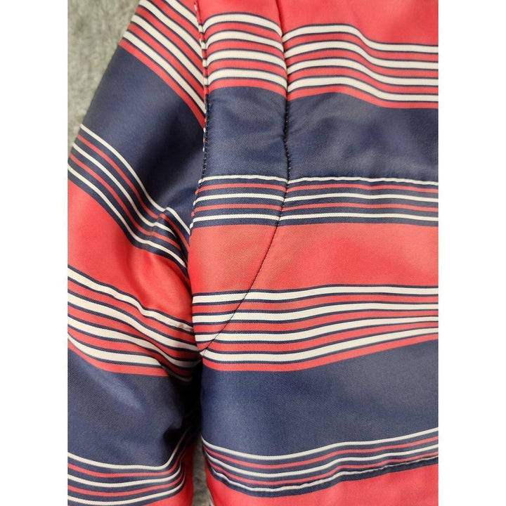 Vintage Alaska Sport Striped Puffer Jacket