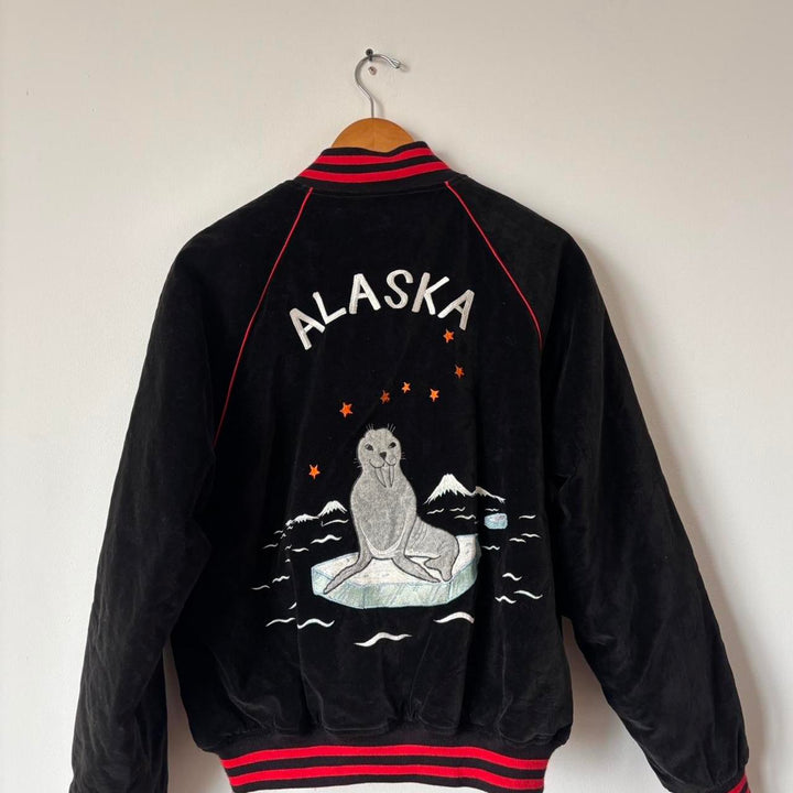 Vintage Kansai Yamamoto Reversible Alaska Souvenir Jacket