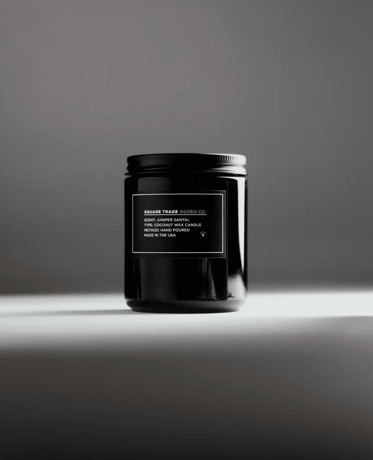 Square Trade - Juniper Santal Candle - BUNKHAUS