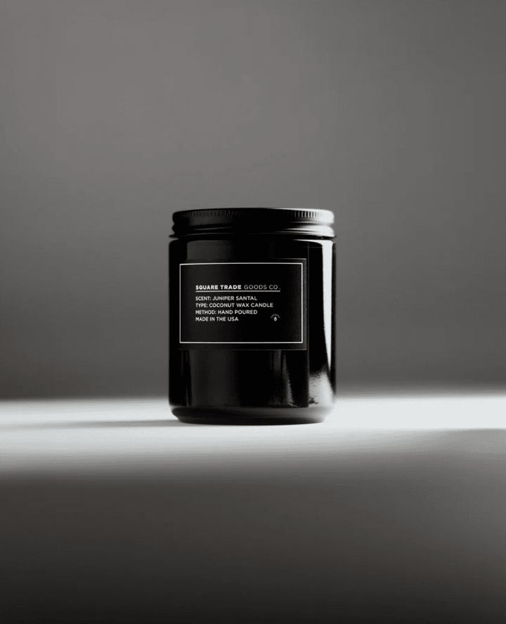 Square Trade - Juniper Santal Candle - BUNKHAUS