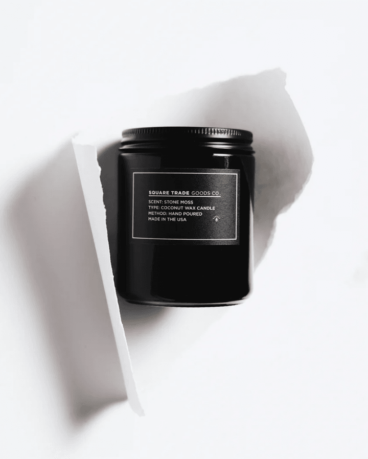 Square Trade - Stone Moss Candle - BUNKHAUS