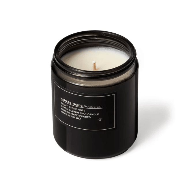Square Trade - Stone Moss Candle - BUNKHAUS