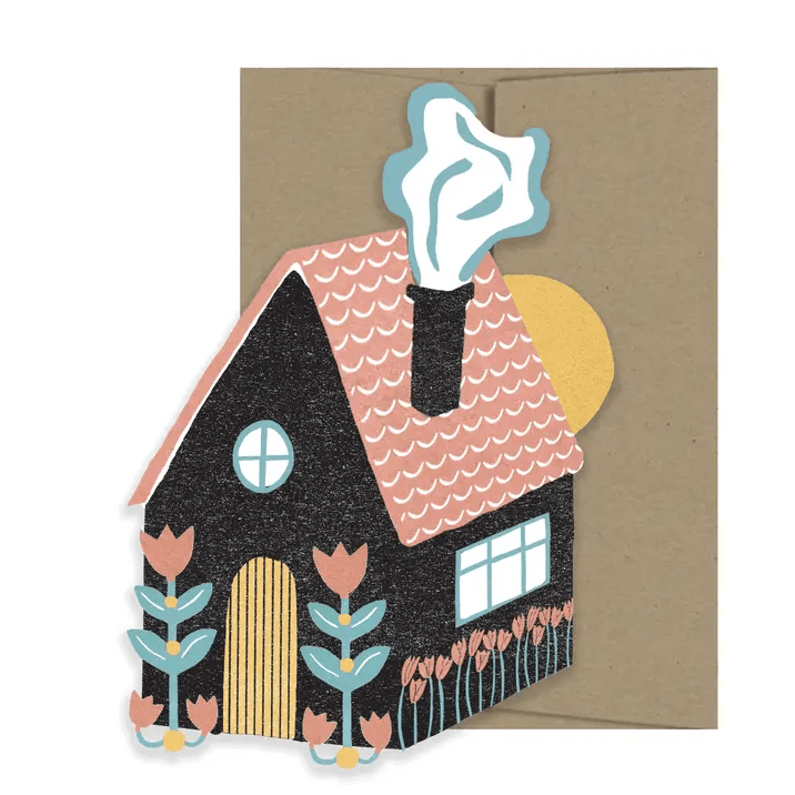 Greeting Card - Folk Home - BUNKHAUS