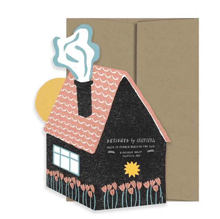 Greeting Card - Folk Home - BUNKHAUS