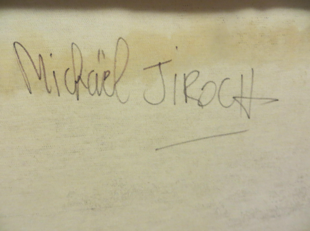 Michael Jiroch — American Flag Acrylic Painting