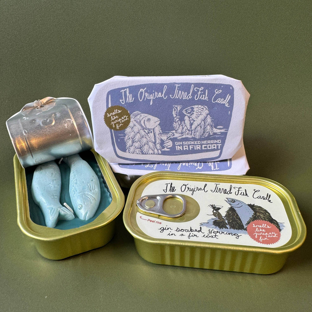 Tinned Fish Candle - Juniper and Fraser Fir - BUNKHAUS