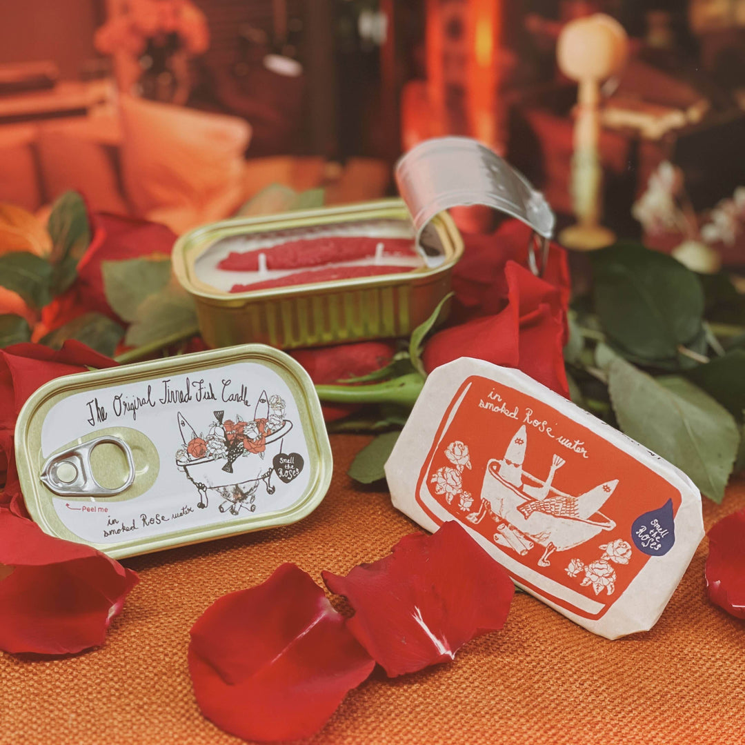 Tinned Fish Candle - Smoked Rose Water - BUNKHAUS