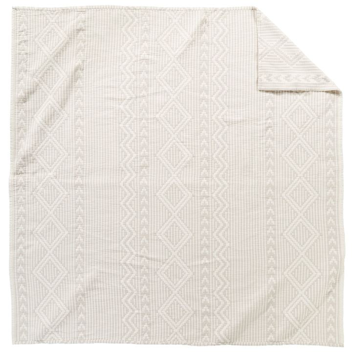 Pendleton Ganado Organic Cotton Matelassé Coverlet