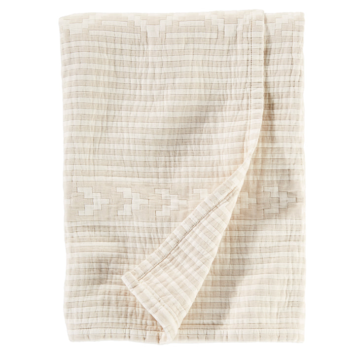 Pendleton Ganado Organic Cotton Matelassé Coverlet