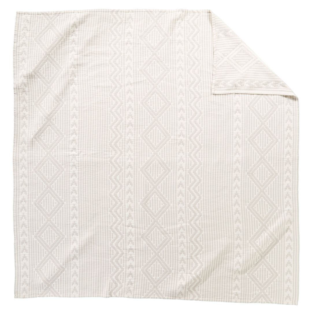 Pendleton Ganado Organic Cotton Matelassé Coverlet