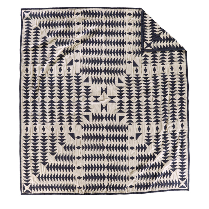 Pendleton Midnight Nova Organic Cotton Matelassé Coverlet