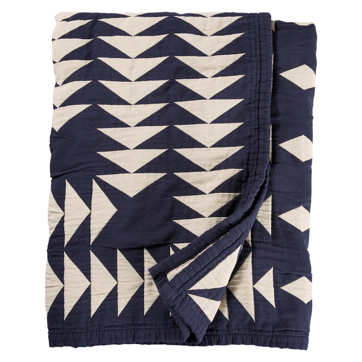 Pendleton Midnight Nova Organic Cotton Matelassé Coverlet