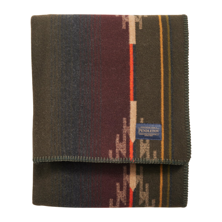 Pendleton Tumalo Throw - Olive Multi