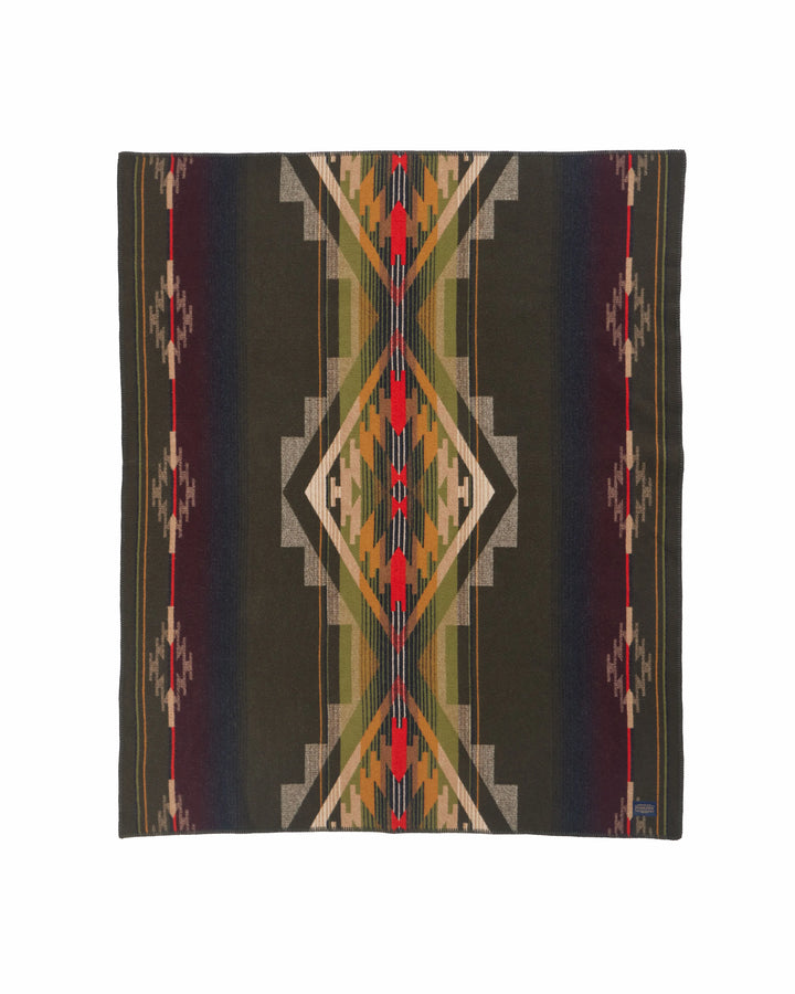 Pendleton Tumalo Throw - Olive Multi
