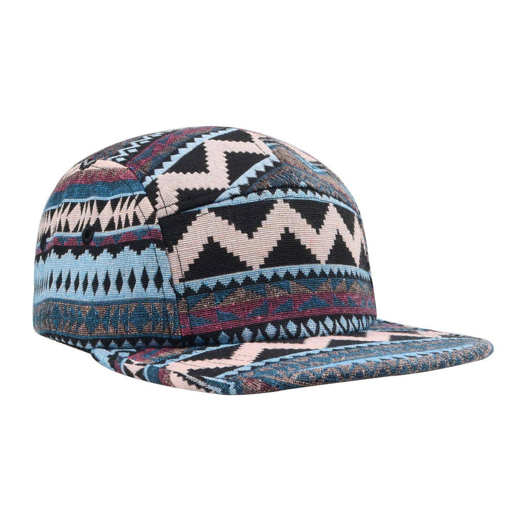 Zig Zag Multicolor Jacquard 5 Panel Hat