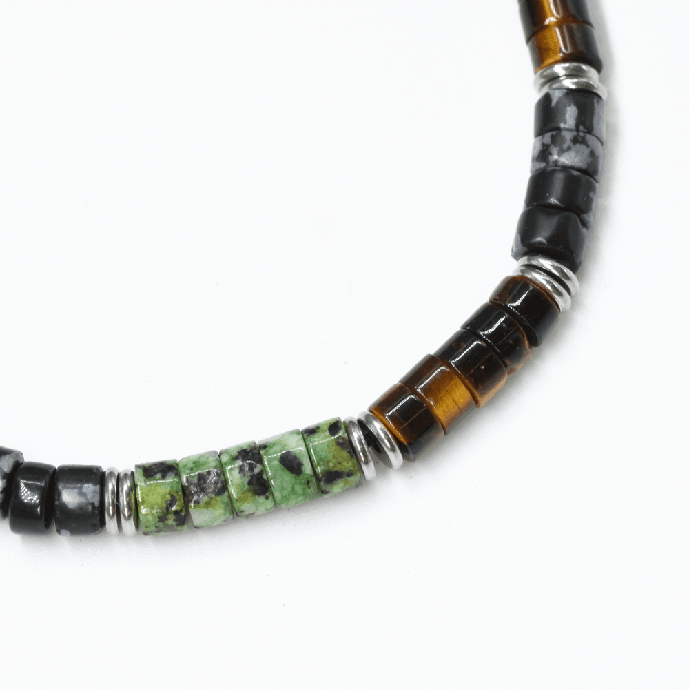 Gemstones Trio Beaded Bracelet - BUNKHAUS