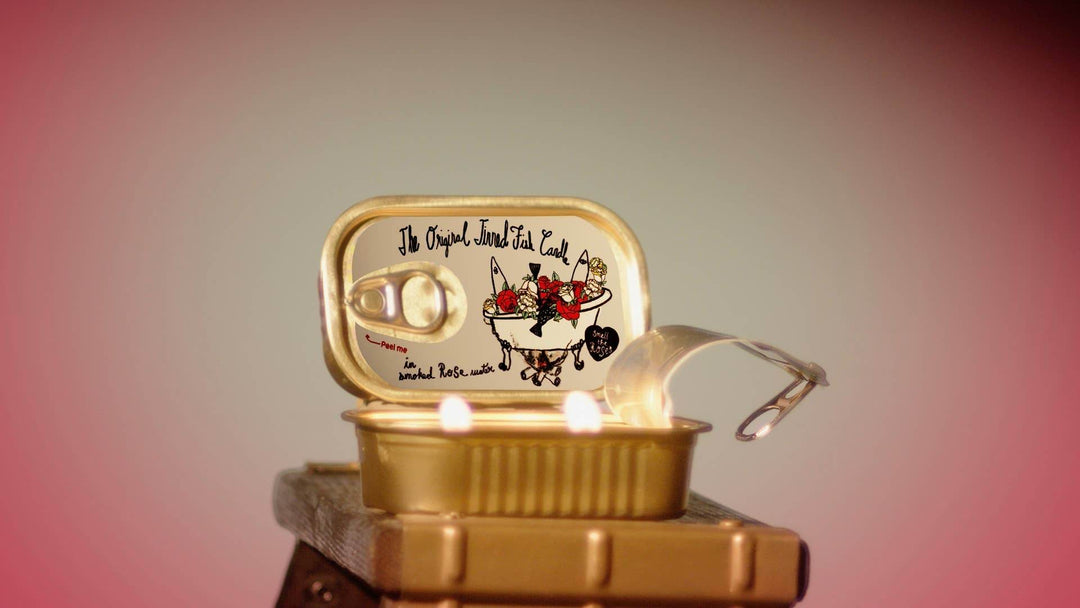 Tinned Fish Candle - Smoked Rose Water - BUNKHAUS