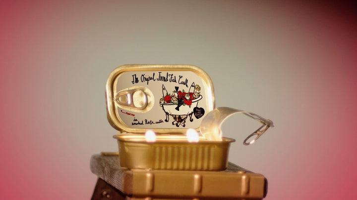 Tinned Fish Candle - Smoked Rose Water - BUNKHAUS