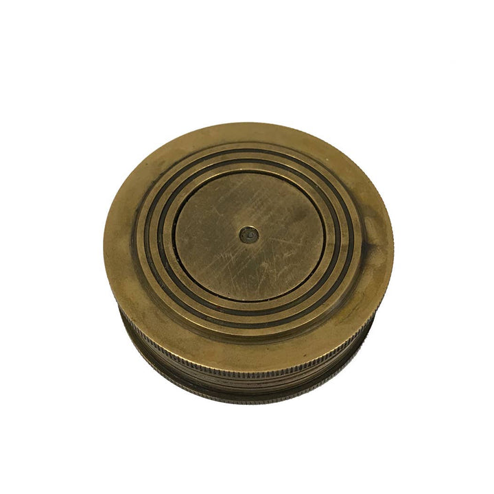 Antiqued Brass Pocket Sundial