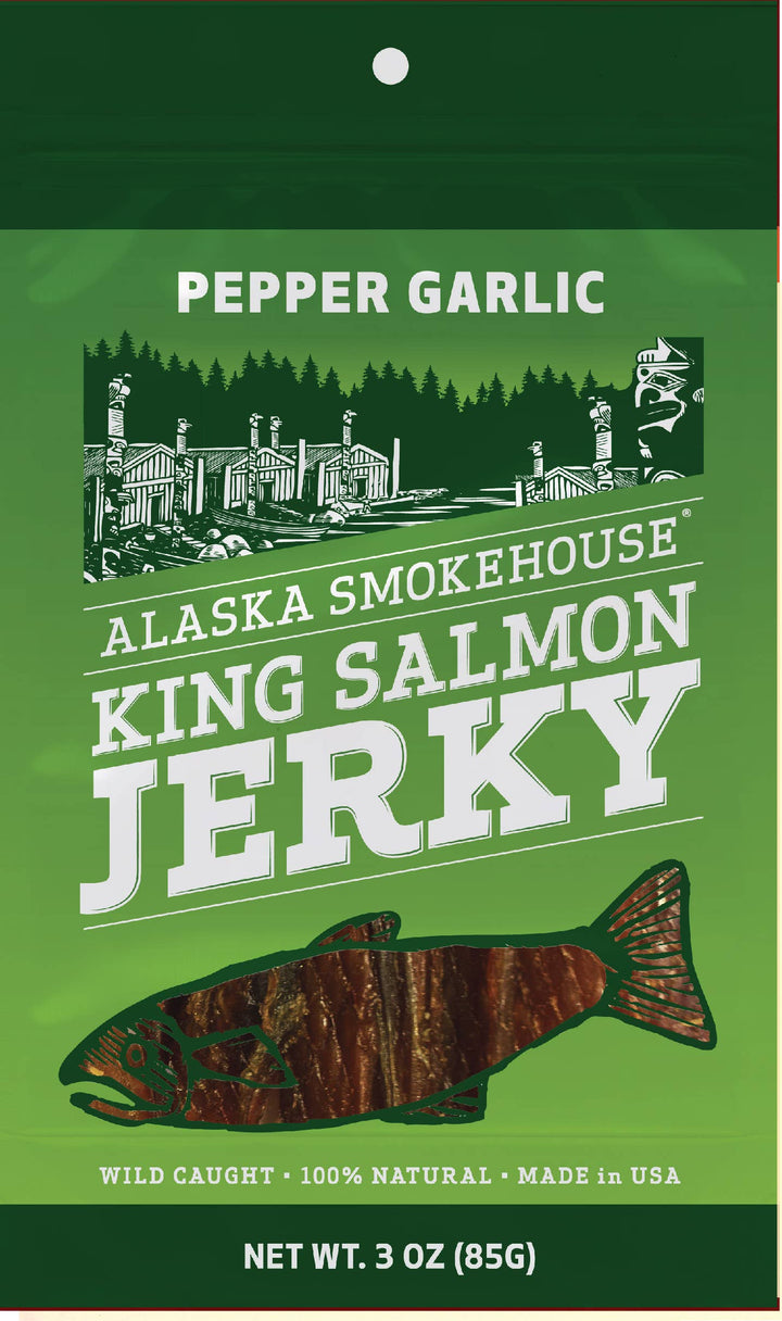 Pepper Garlic Salmon Jerky