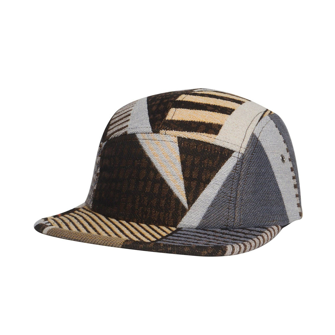 Random Patch Jacquard 5 Panel Hat