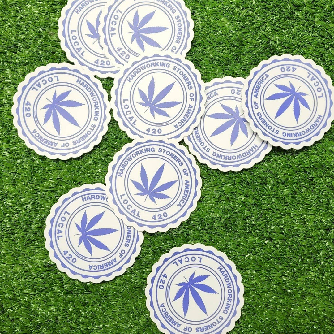 Hardworking Stoners of America - vinyl sticker - BUNKHAUS