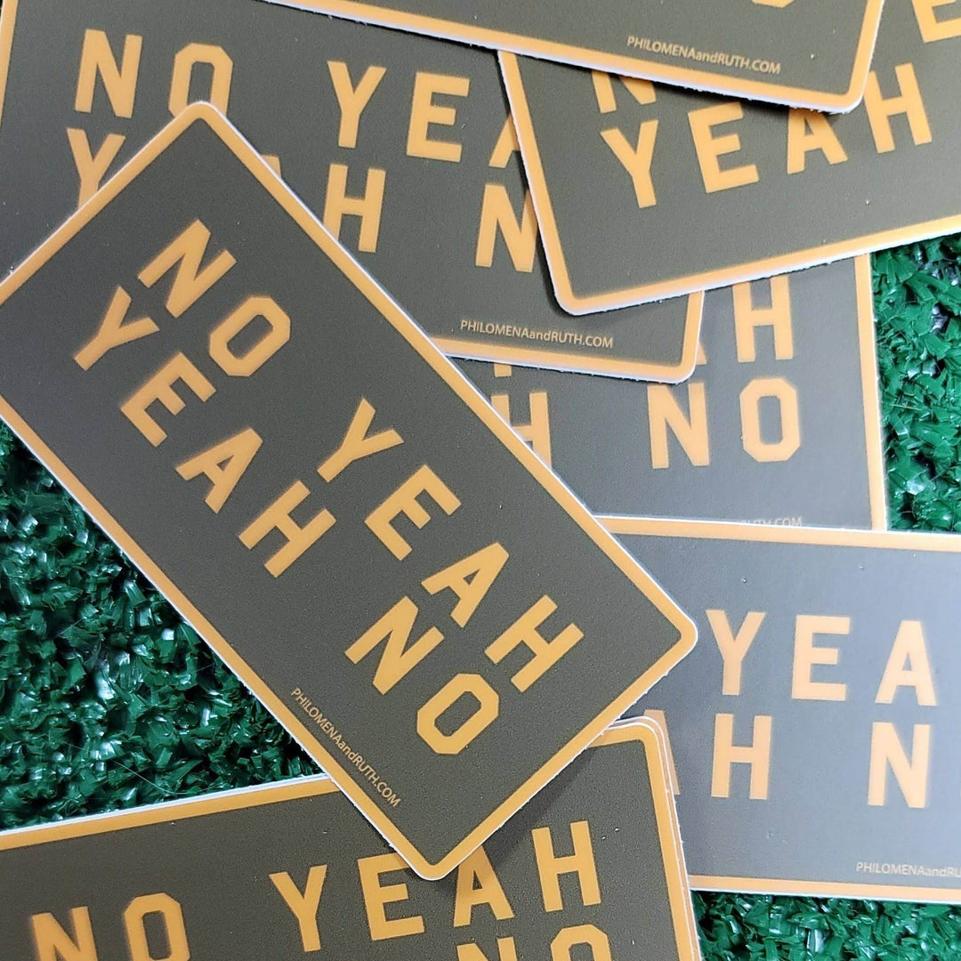 No Yeah Yeah No - vinyl sticker - BUNKHAUS