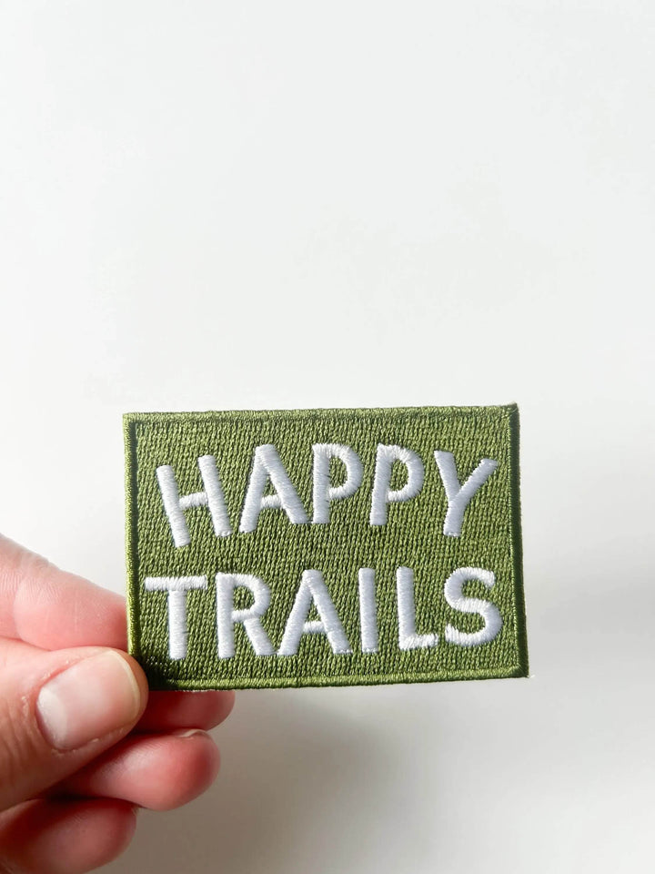 Happy Trails Iron on Patch - BUNKHAUS
