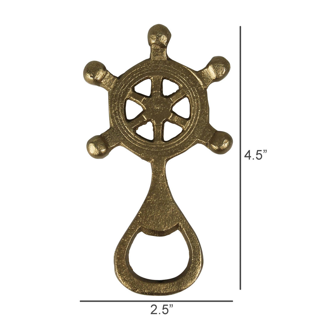 Ships Wheel Bottle Opener
