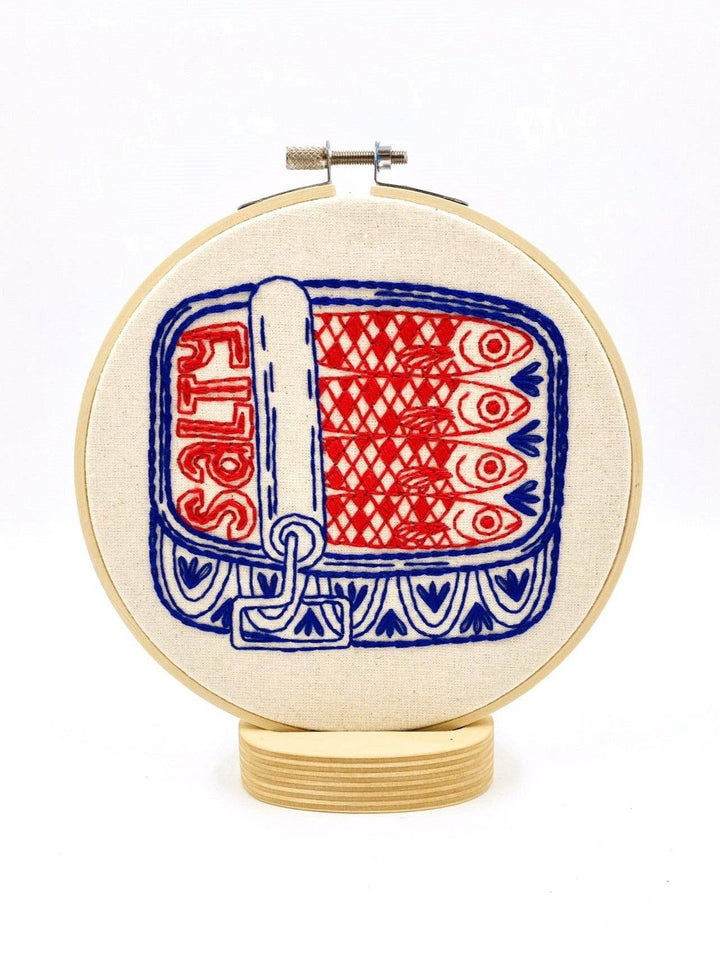 Embroidery Kit - Sardines