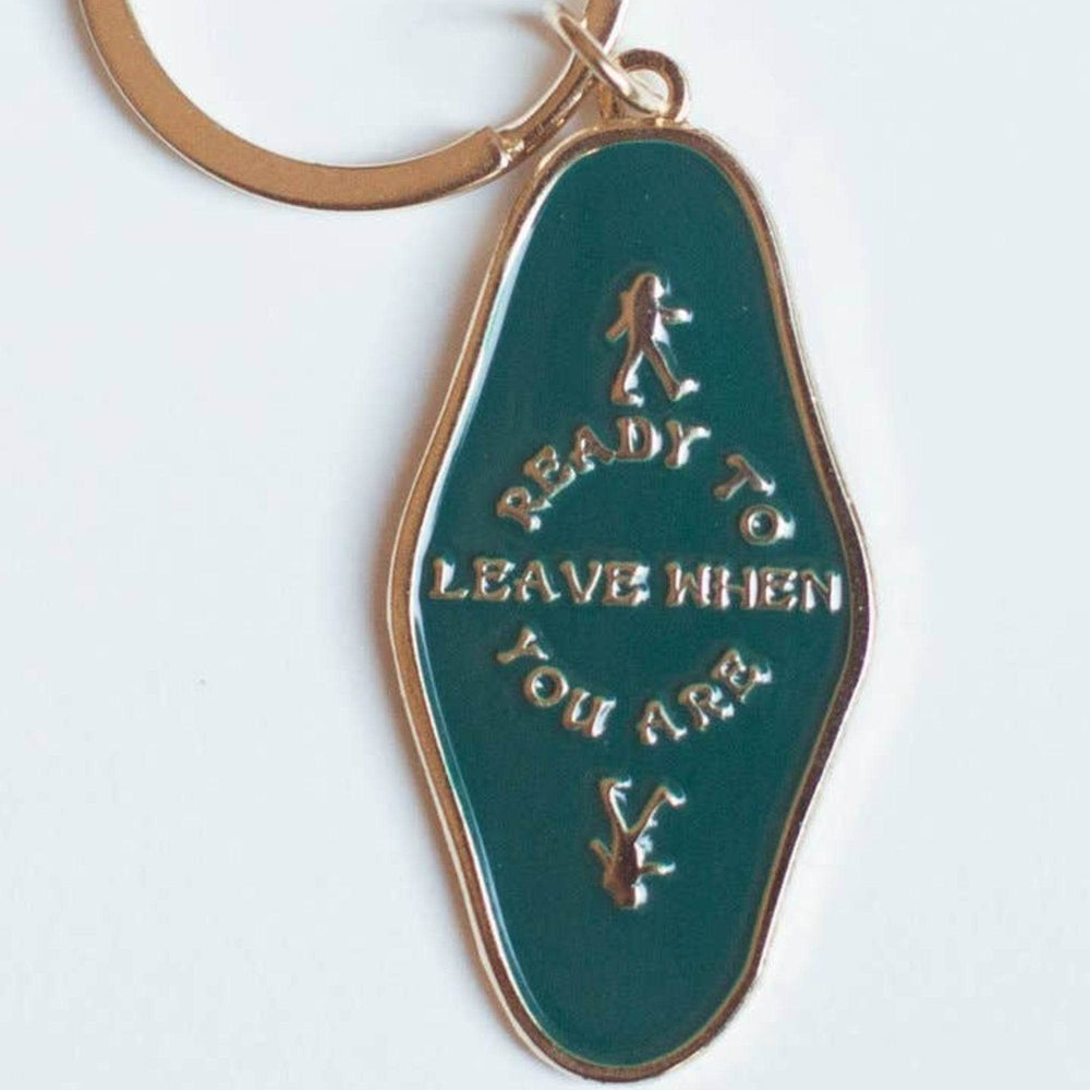 Ready to Leave When You Are Keychain - BUNKHAUS