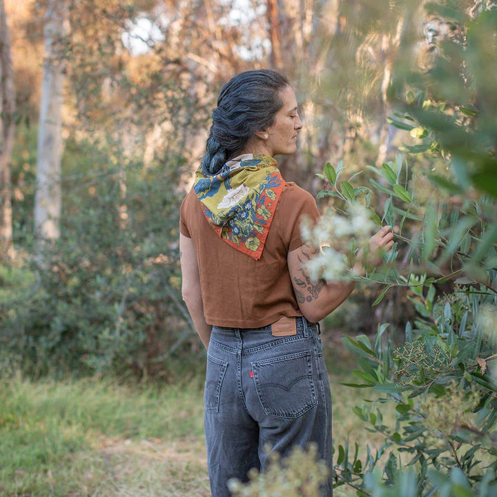 Organic Fair Trade Bandana - San Gabriel Foothills - BUNKHAUS