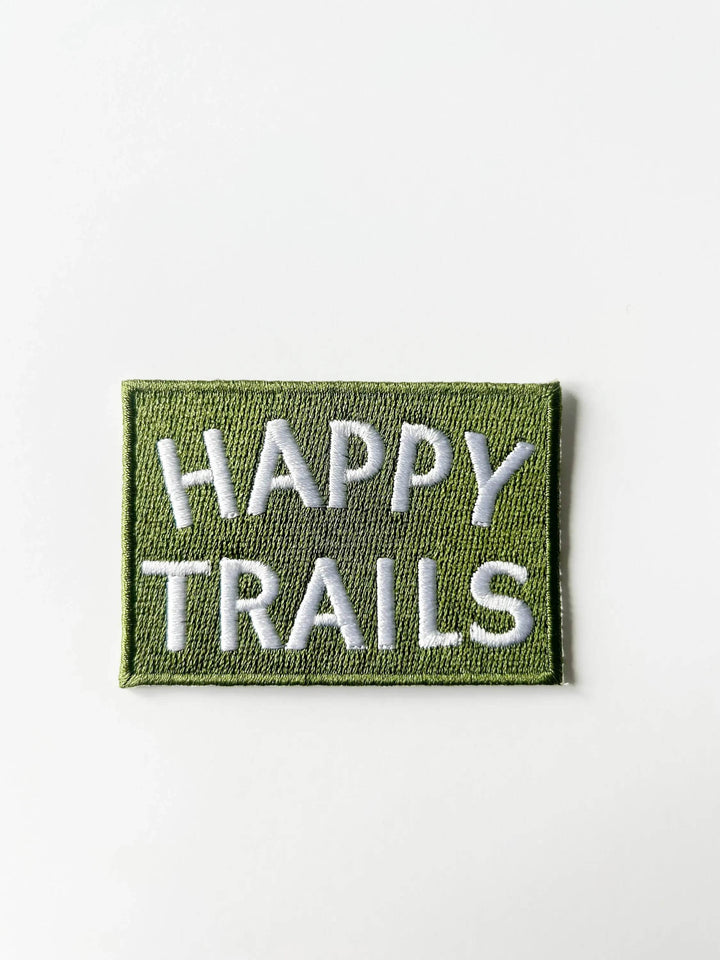 Happy Trails Iron on Patch - BUNKHAUS