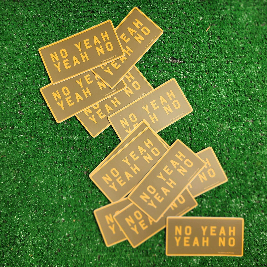 No Yeah Yeah No - vinyl sticker - BUNKHAUS