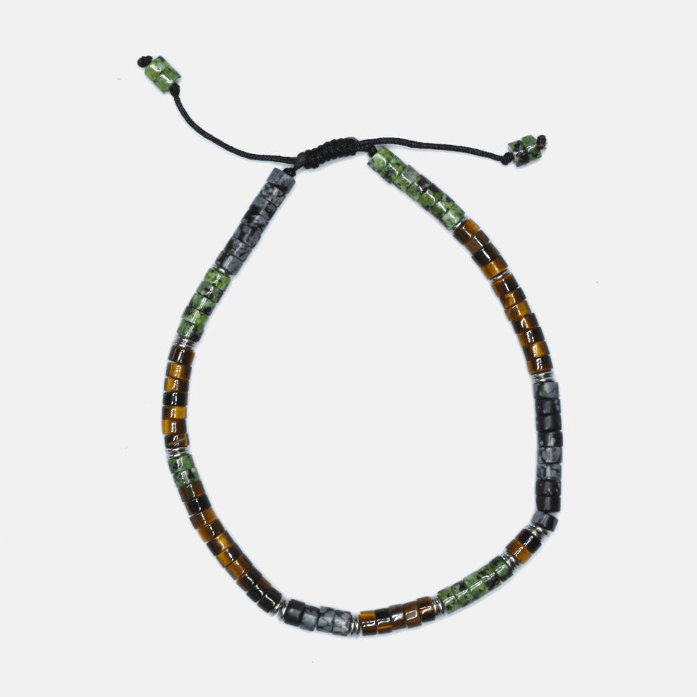 Gemstones Trio Beaded Bracelet - BUNKHAUS