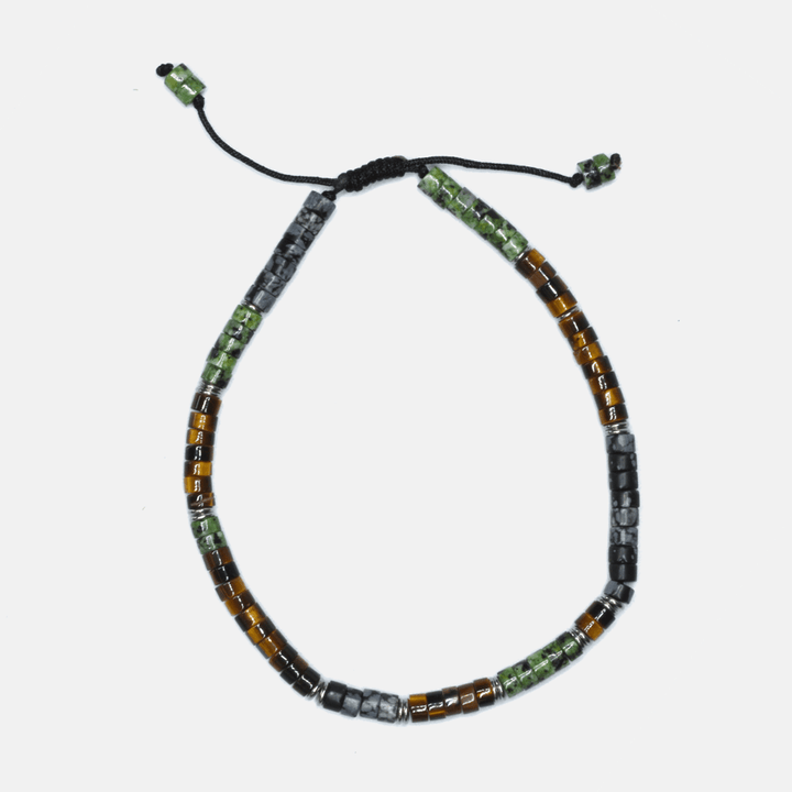 Gemstones Trio Beaded Bracelet - BUNKHAUS