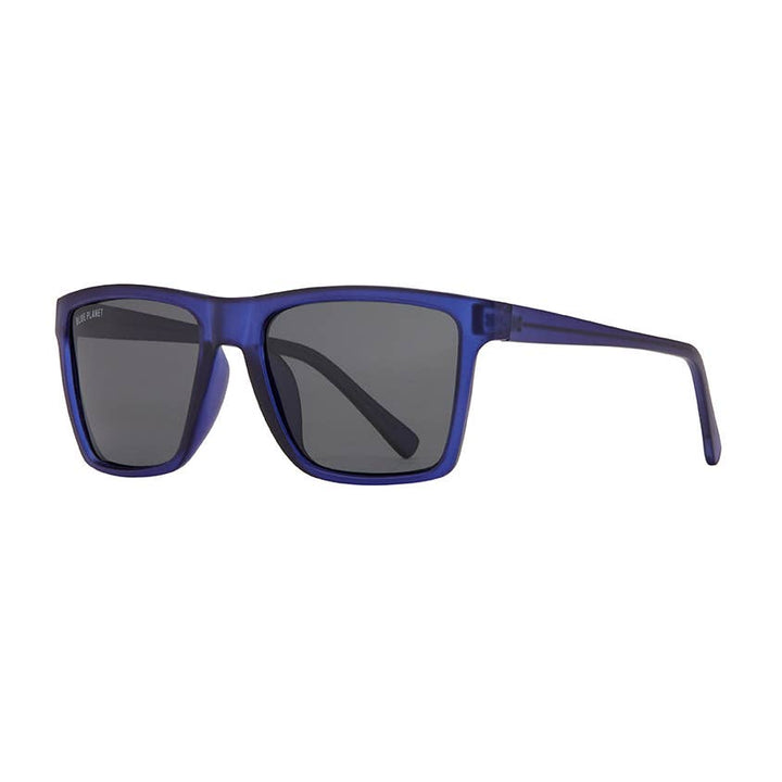 Blue Planet — Atlas in Matte Cobalt Blue / Smoke Polarized Lens